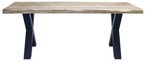 THEX - tavolo con piano in legno massiccio