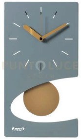 Orologio da parete di design moderno eclipse pendolo verde marino