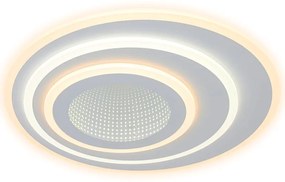 Plafoniera LED SPACE Ø 48 cm bianco IP20 bianco naturale, 4200 lumen