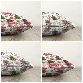 Set di 4 federe con motivo natalizio 43x43 cm - Mila Home