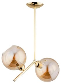 Lampadario a stelo LALEN 2xE27/60W/230V beige