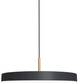 Lampadario LED a sospensione con filo DISC LED/38W/230V diametro 45 cm nero