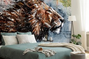 Carta da parati – Re degli animali in acquerello
