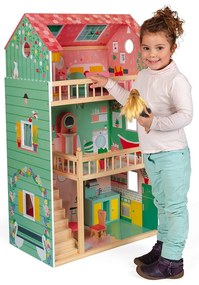 Casa delle bambole in legno - Happy Day