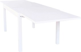 JERRI - tavolo da giardino in alluminio 90 X 135/270