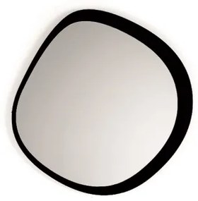 Specchio sagomato 88x90 cm FILL con cornice Nera