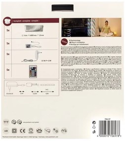 Paulmann 70697 - Striscia LED RGBW/10.5W Dimmerabile DIGITALE 4.8m 230V + tc