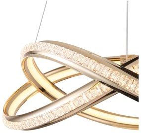 Lampadario LED a sospensione con filo LED/38W/230V 3000K 50x120 cm