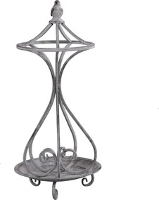 DORIAN - portaombrelli bianco ossidato