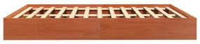 Giroletto marrone cera 150x200 cm in legno massello di pino