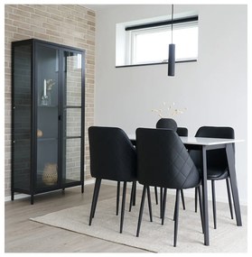 Vetrina in metallo nero 80x175 cm Brisbane - House Nordic