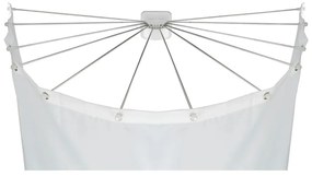 Supporto rotondo per tenda doccia argentato 72 cm – Wenko