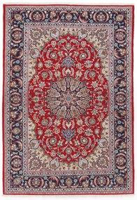 Isfahan Tappeto 170 x 110 (Iran) Annodato A Mano