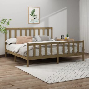 Giroletto Ambra İn Legno Massello Di Pino 200x200 Cm /