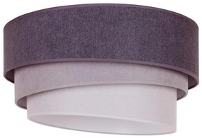 Duolla - Plafoniera TRIO 1xE27/15W/230V diametro 45 cm antracite/grigio/bianco