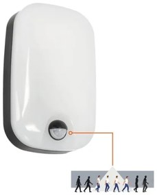 Lampada da parete LED esterna con sensore BAVANO LED/15W/230V 3000/4000/5700K IP