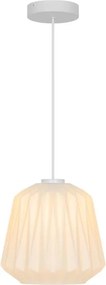 Nordlux - Lampadario a sospensione con cavo ELBIE 1xE27/15W/230V Ø 24 cm bianco
