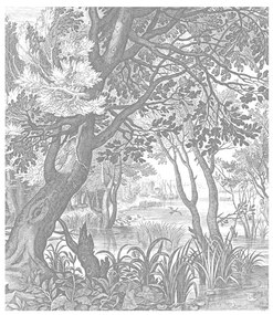 KEK Amsterdam Carta da parati panoramica Engraved Landscapes 4 - S