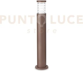 Tronco paletto 1 luce attacco e27 h.80,5cm ip65 coffee