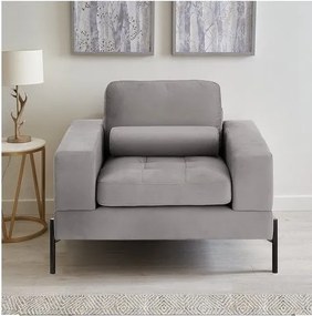 Poltrona grigio chiaro Versailles – Ropez