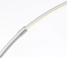 Brilliant - Lampada da terra touch dimmerabile a LED BOW LED/14W/230V cromo