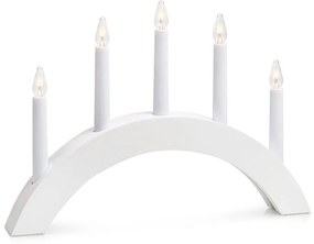 Decorazione luminosa bianca con motivo natalizio Atle - Markslöjd