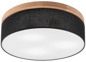Brilagi - LED Plafoniera BELLADONNA 3xE27/15W/230V nero/quercia