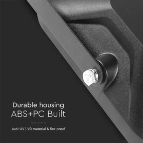 Faro solare LED con sensore LED/30W/6,4V 6400K