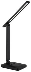 Globo 58481S - Lampada da tavolo LED LORNA dimmerabile touch 3W 5V 1800mAh nera