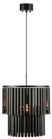 Lampada a sospensione nera opaca con paralume in metallo 42,5x42,5 cm Viento - Markslöjd