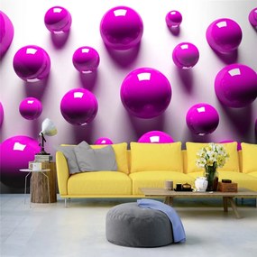 Fotomurale Purple Balls