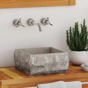 Lavandino Grigio 30x30x13 Cm İn Marmo /