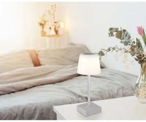 Globo 28061SI-LED lampada da tavolo touch XAYDEN 2W/5V 800 mAh argento