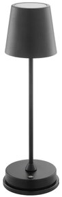 Brilliant - Lampada da tavolo touch ricaricabile e dimmerabile ELORA LED/2,5W/5V 2700K IP44 nera