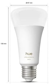 Lampadina LED dimmerabile Philips Hue WHITE AMBIANCE E27/11,8W/230V 1000-20000K