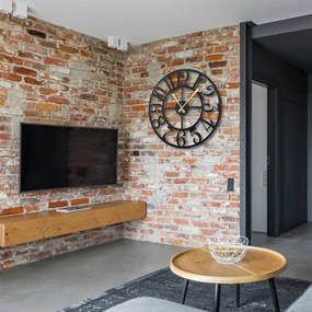 Orologio da parete in metallo The Old Times, ø 50 cm - Bystag