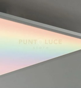 Pannello led panel dc24v bianco 30w 3280lm rgb + 4000k 59,5x59,5x1,2cm