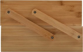 Organizer da bagno di colore naturale in bambù per cosmetici Isalys – MSV