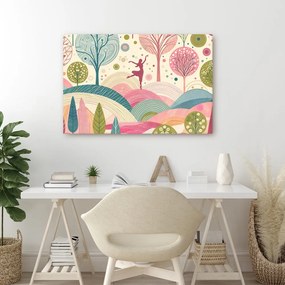 Quadro su tela – Ballerina nella natura