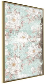 Poster  Floral Muslin  Cornice Quadri Cornice d'oro, Larghezza x Altezza Home decor 20x30