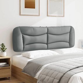 Cuscino testiera grigio chiaro 160 cm in tessuto