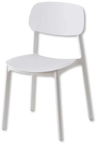 Sedia Kiddy in plastica PP, Bianco