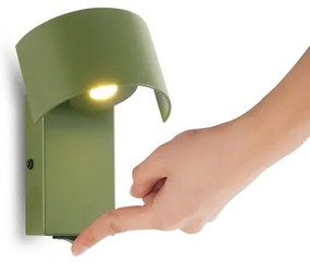 Brilagi - Applique a LED VASTO LED/3W/230V verde