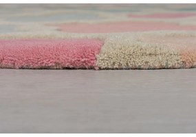 Tappeto in lana rosa 60x230 cm Rosella - Flair Rugs