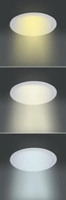 Solight WD140 - Faretto LED da incasso 12W/230V 3000/4000/6000K Ø 17 cm bianco