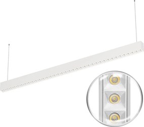 Lampada Sospesa LED 40W 120cm DALI2 con driver Philips Bianca o nera
