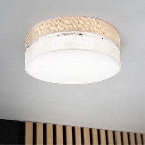 Plafoniera LED SIRJA BOHO LED/36W/230V Ø 45 cm beige/crema