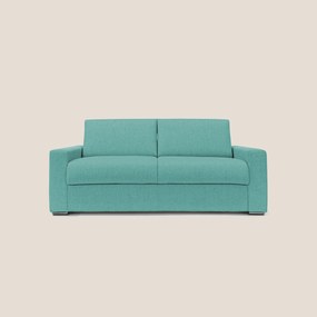 Nixon Divano letto matrimoniale con materasso 20 cm in tessuto impermeabile T03 verde acqua