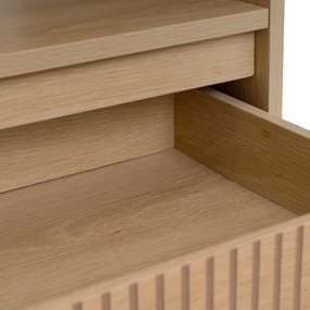 Libreria di colore naturale 80x120x40 cm Naroa – Casa Selección