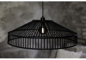 Markslöjd 108782 - Lampadario a sospensione con filo TAPA 1xE27/40W/230V nero/bambù